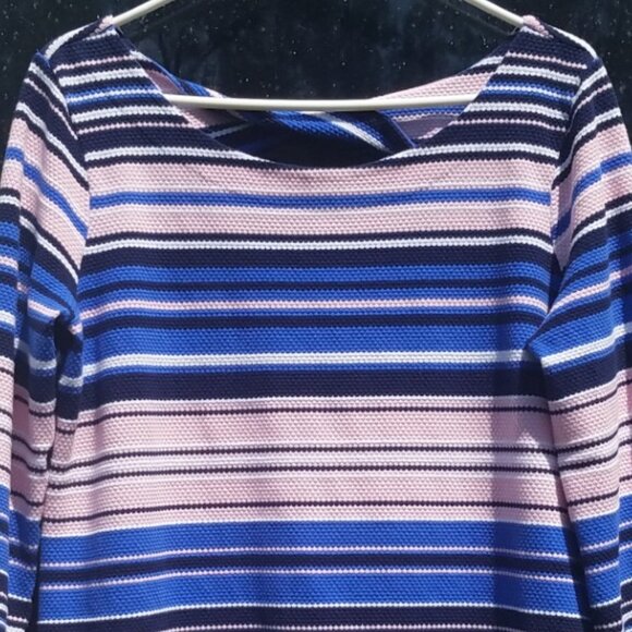 Lilly Pulitzer Bay Dress In Paradise Pink The Swim Stripe - Picture 6 of 14